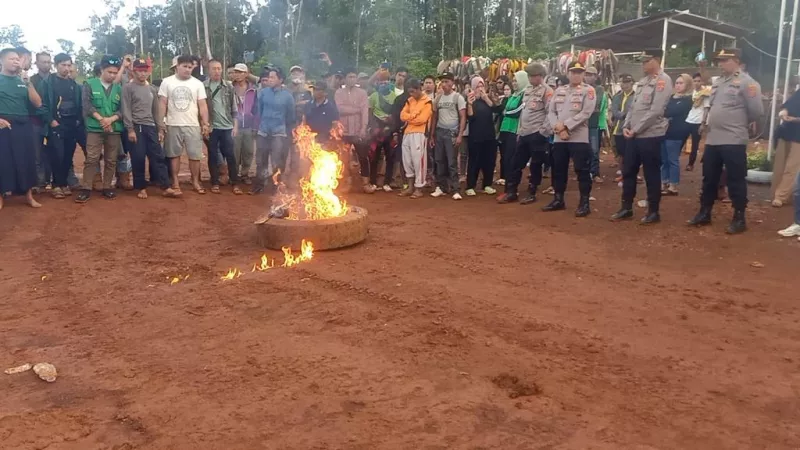 Kapolres Dan Wakapolres Konut Pimpin Langsung Pengamanan Unjuk Rasa di PT CDSM