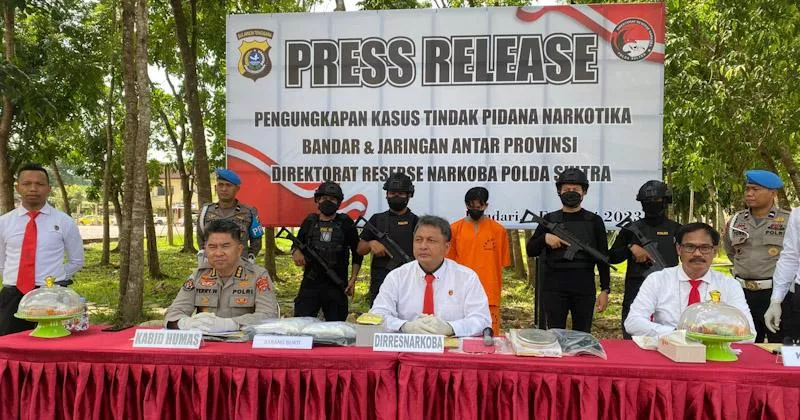 Nasib Sial Pengedar Narkotika di Poasia Usai Ditabrak Langsung Masuk Jeruji Besi