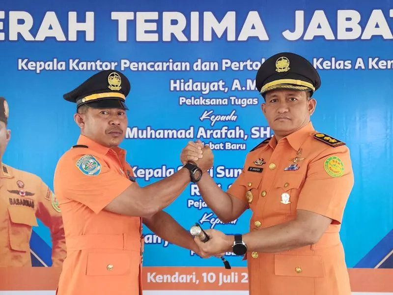 Muhamad Arafah Resmi Menjabat Sebagai Kepala Basarnas Kendari