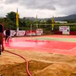 Ivent Olahraga HUT RI ke 78, Damkar Konut Sebut Fasilitas Lapangan Volley Ball Siap Digunakan