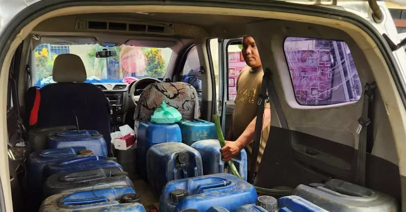 Polresta Kendari Amankan Belasan Jerigen Berisikan BBM Ilegal