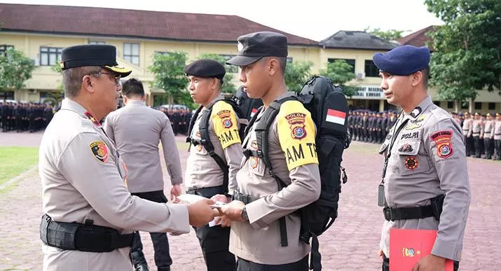 Polda Sultra Siapkan 891 Personel Untuk Pengamanan TPS di Sultra